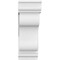 Ekena Millwork Standard Carmel Architectural Grade PVC Bracket With Traditional Ends, 5"W x 14"D x 14"H BKTP05X14X14CAR01 - alternate 2